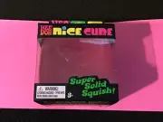 Nee Doh Nice Cube - Pink Super Solid Squish Good For Fun And Therapy New In Box