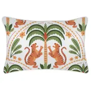 Cushion Cover-With Piping-Tiger Tree White-35cm x 50cm