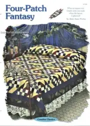 Four Patch Fantasy Creative Scrap Quilt Pattern