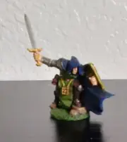 Handpainted Reaper Metal Crypt Raider with Sword and Shield
