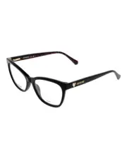 Love Moschino Round Full-Rim Acetate Optical Frames Women Black