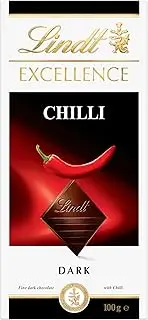 Lindt Excellence Chilli Dark Chocolate Block 100g