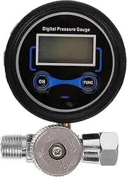 Angoily Air Compressor Digital Pressure Meter Air Flow Meter Digital Flowmeter Digital Gauge Digital Pressure Tester Digital Meter Air Pressure Regulator Digital Table Small Plastic