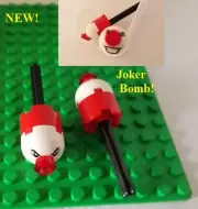 LEGO Minifigure JOKER BOMB Smile with Determined Eyes Technic Axel DC Justice