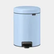 NEW Brabantia Newicon Pedal Bin 5L Dreamy Blue