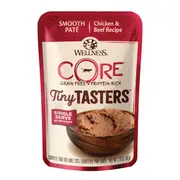 Wellness Core Tiny Tasters Chicken & Beef Pate Wet Cat Food 50g x 12
