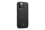 For iPhone 12 Pro Max Case Slim Fit Calf Grain Pattern Light Protective Cover