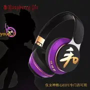 Touhou project Toyosatomimi no Miko Bluetooth Headset Black Purple Headphones