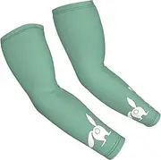 [FSCEV] Easter Bunny Sun Protection Arm Sleeves Outdoor Essentials Cooling Compression Golf Hiking Cycling