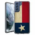 For Samsung Galaxy S20 S21 S23 S24 FE 5g TPU Case+Glass(Grunge TX Flag)