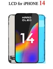 Apple iPhone 14 LCD Display + Touchscreen - Hard Oled - Black