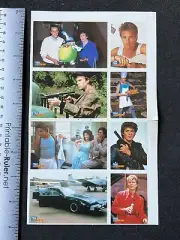 Ultra RARE 1984 Cards Sheet Miami Vice Series A Team Unseen Don Johnson Show A