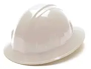 Hard Hat, Full Brim, Ratchet Adjustment, White HP24110-TV