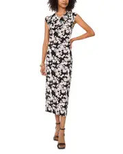 Vince Camuto Drop Shoulder Midi Dress