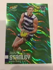 2020 Select Prestige AFL Green Parallel Rhys Stanley Geelong Cats #13