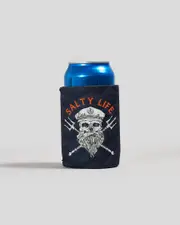 [Salty Life] Salty Life Tsunami Stubby Cooler in Black One Size