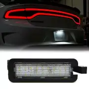 White 6K LED License Plate Light Lamp For 2015-2018 Dodge Charger & Chrysler 300 (for: Chrysler)