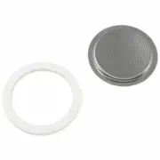 Bialetti silicone seal and filter for espresso maker 1/2 cup spare part