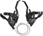 Xialukeparts ST-EF51 Set 3x7 Speed Shifter Brake Lever Combo MTB Bicycle Bike 21 Speed Brake/Shift Lever W/Brake Cable for Mountain Bike