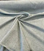Eko Capri Blue Italian Performance Chenille Upholstery Fabric By The Yard