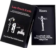 Love Oracle Cards,Twin Flame Oracle Cards,Tarot Cards for Beginners,Covers Twin Flame,Soulmate and Romantic Relationships,Guide You on The Journey of Love