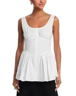 Proenza Schouler White Label Bader Poplin Top