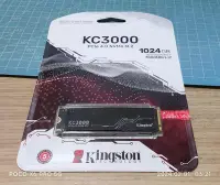 在飛比找Yahoo!奇摩拍賣優惠-全新 Kingston 金士頓 KC3000 1TB SSD