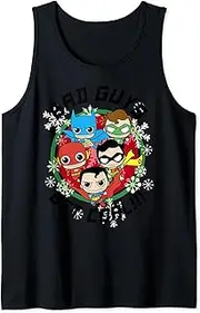 [DC Comics] Justice League Bad Guys Get Coal Christmas Tank Top