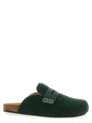 [J.W. Anderson] J. W. Anderson-Felt Loafer Flat Shoes Verde-Donna 38IT