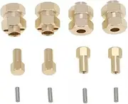 Modification Accessories 4mm Brass Wheel Widening Adapter for 1/24 RC Crawler Axial SCX24 90081 AXI00002