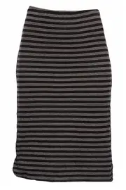 Self Stripe Pencil Skirt--VIG-VC084