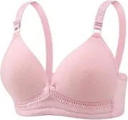 [Generic] Sports Bras for Girls Comfy Convenient Front Closure Bras No Underwire Supportive Full Coverage Bra Sports with Cups