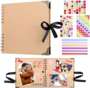 Scrapbook, Photo Album Book Scrapbook Supplies, 60 Pages Scrap Book, Memory Book