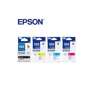 EPSON C13T188450 黃色 188 墨水匣 T188450 WF-7111 WF-7611 WF-3621