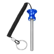 Weight Stack Pin, 0.4 x 3.9 Inch Weight Gym Pin with Pull Rope (Blue)