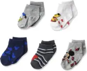 Disney Baby Mickey & Friends 5 Pair Socks 12-24 Months