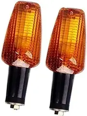 Front Rear Turning Indicator Lights CB400 Front Rear Turn Signals Lights Indicators, for Hornet 600 250 VTR250 CB 400 VTEC-1/2 CB1300X-4 Blinker Cornering Lamp Motorcycle Turn Signal Lights(BL