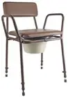 Aidapt Essex Height Adjustable Commode Chair (colour Brown)