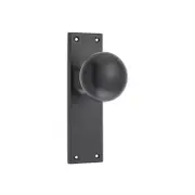 Tradco 0959+ Victorian Door Knob Matte Black