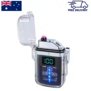 Plasma Lighter USB Lighters with Ignition Count Display Rechargeable Windproof W