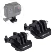 2PCS Buckle Mount Horizontal Surface Quick Release for GoPro HERO 12/11/10/9/8/7