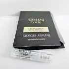 1x GIORGIO ARMANI Code Eau de Parfum Pour Homme mini Spray for men, 1.2ml, NEW!