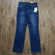 NYDJ Women's Marilyn Straight Stretch Demin Blue Jeans Size 10 NWT