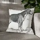 CUSHION COVER PILLOW CASE|BEAGLE DOG 11