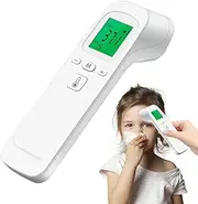 Human Infrared Temperature Gauge, Adult Forehead Temperature Gauge, No-Touch Temperature Gauge for Adults and Kids, Accurate Temperature Gauge with Fever Alarm