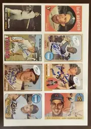 MIKEY MANTLE BASEBALL UNCUT SHEETS COLLECTION TRADING CARDS SIGNED AUTHENTICATED