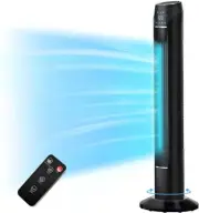 Uthfy Bladeless Tower Fan for Bedroom, 80° Oscillation, 3 Speeds, 3 Modes....