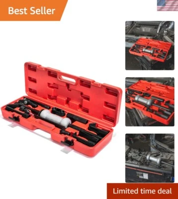 Automotive Dent Puller Set Steel 10-Pound Hammer Body Repair Tools with Case