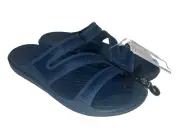 Crocs NEW Womens Swiftwater Telluride Sandals Slides Navy Blue Lightweight Sz 10