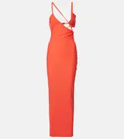 [Christopher Esber] Christopher Esber Embellished maxi dress AU 14 red